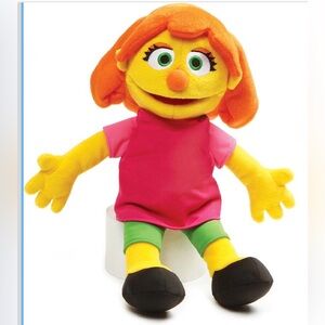 2017 Sesame Street Julia colorful plush toy